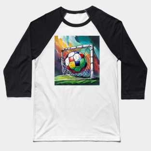 Football Artwork Baseball T-Shirt